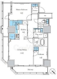 パークアクシス滝野川ラブリーズ 1119 間取り図