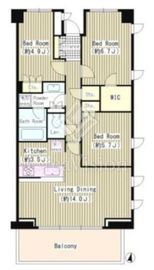 OASE用賀 E204 間取り図