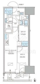 パークアクシス品川天王洲アイル 711 間取り図