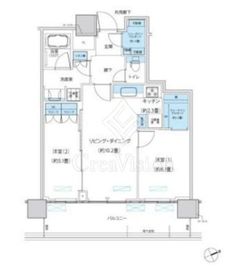 パークシティ柏の葉キャンパス ザ・ゲートタワー ウエスト 3009 間取り図
