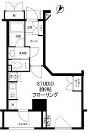 クオリア銀座 5階 間取り図