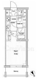 プレミアムキューブ大崎 3階 間取り図