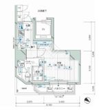 メインステージ西新宿2 4階 間取り図