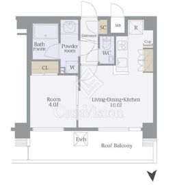 スタジオデン小竹向原 2階 間取り図