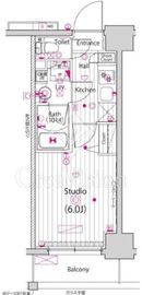 ガーラ・ステーション東神奈川 8階 間取り図