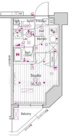 ガーラ・ステーション東神奈川 7階 間取り図