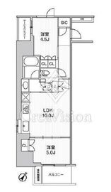 WORVE横浜伊勢佐木町 908 間取り図