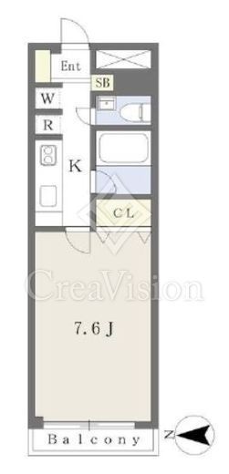 錦糸町ハイタウン 9階 間取り図