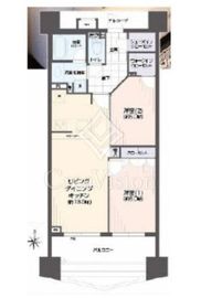 クレアトール両国 7階 間取り図