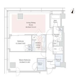 ラ・トゥール青葉台 2201 間取り図
