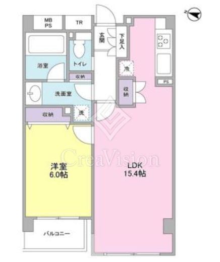KDXレジデンス成城 103 間取り図