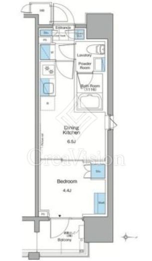 ルフォンプログレ赤羽マークス 904 間取り図