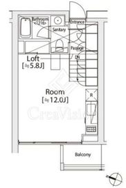 カスタリア渋谷櫻丘 207 間取り図