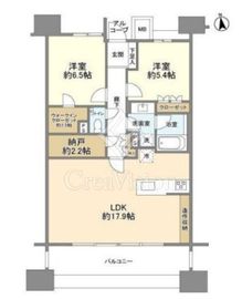 カワサキ・ミッドマークタワー 4階 間取り図