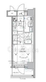 ベルグレード川崎AZ 13階 間取り図