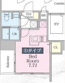 ファインプレイス川崎 1004 間取り図