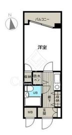 ザ・ステージ早稲田 410 間取り図