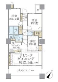 ブリリア有明スカイタワー 28階 間取り図