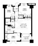 グランシティ川崎2 11階 間取り図