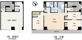 ライオンズマンション日本橋 1階 間取り図
