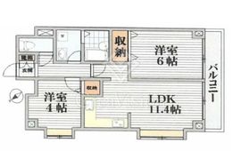 目黒アムフラット 8階 間取り図