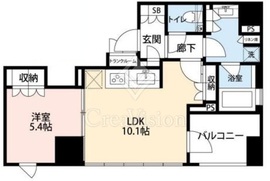 希神楽坂テラス 502 間取り図