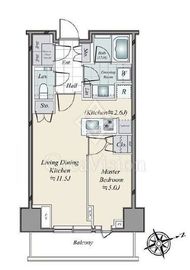 パークコート神宮北参道ザタワー 5階 間取り図