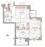 クオリア南麻布 3階 間取り図