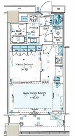 WORLD TOWER RESIDENCE 32階 間取り図