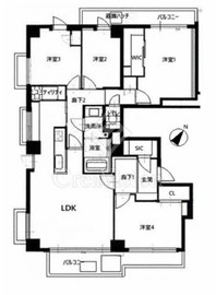 GSハイム南青山 2階 間取り図