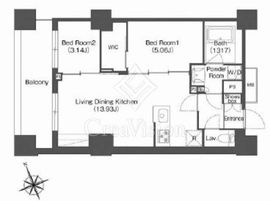 コンフォリア西荻窪 1104 間取り図