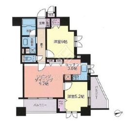 グランシティみなとみらい 8階 間取り図