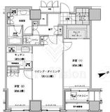ウエストパークタワー池袋 2408 間取り図