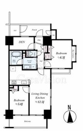 アイディーコート東新宿 4階 間取り図