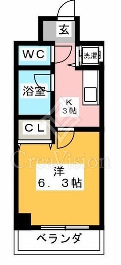 菱和パレス銀座八丁目 5階 間取り図