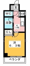 菱和パレス銀座八丁目 5階 間取り図