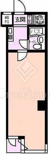 セントラル東銀座 5階 間取り図