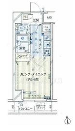プレール天王洲アイル弐番館 6階 間取り図