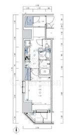 ライジングプレイス亀戸 4階 間取り図