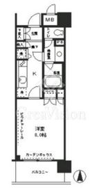 クラッサ元住吉 5階 間取り図