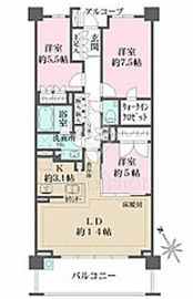 ザ・パークハウス東戸塚レジデンス 10階 間取り図