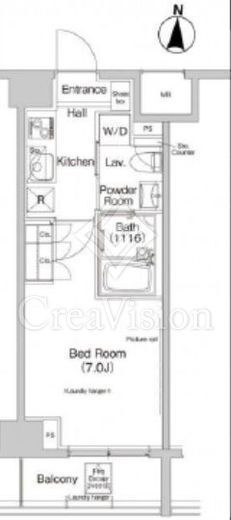 プラウドフラット武蔵小杉イースト 304 間取り図