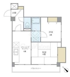 グランデュール六義園 204 間取り図