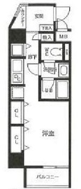 プレミアム白金高輪 101 間取り図