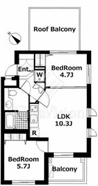 LANAI CLASSICO (ラナイクラシコ) 402 間取り図