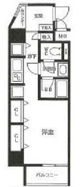 プレミアム白金高輪 201 間取り図