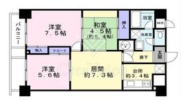 サンビューハイツ代々木 1階 間取り図