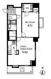 御殿山テラス 802 間取り図