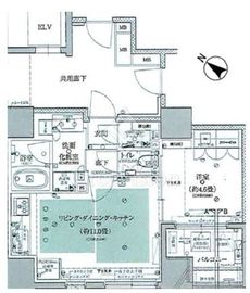 パークハウス大山 2階 間取り図