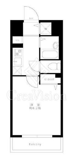 菱和パレス高輪タワー 2階 間取り図